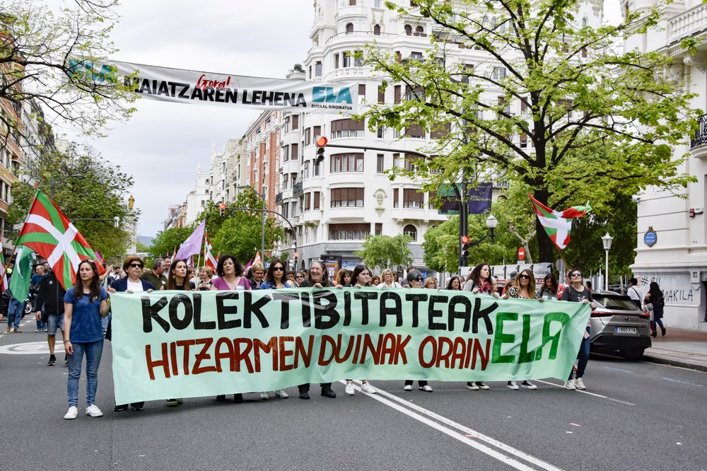 ELAk lehen hitzarmena lortu du EAErako, % 35eko soldata igoerekin