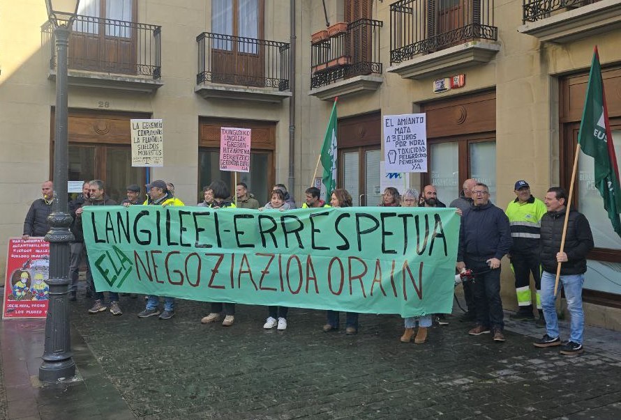 Greba enpresak hitzarmenaren negoziazioa edukiz hustu izana salatzeko