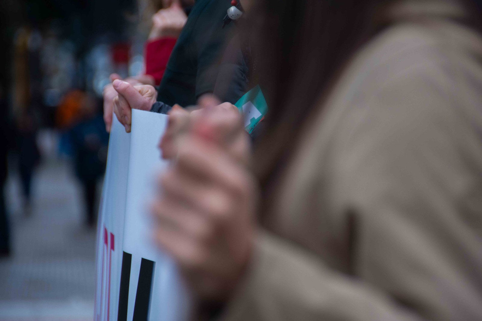 Greban dauden langileek protesta egin dute soldata hobekuntzak exijitzeko Greban dauden langileek protesta egin dute soldata hobekuntzak exijitzeko