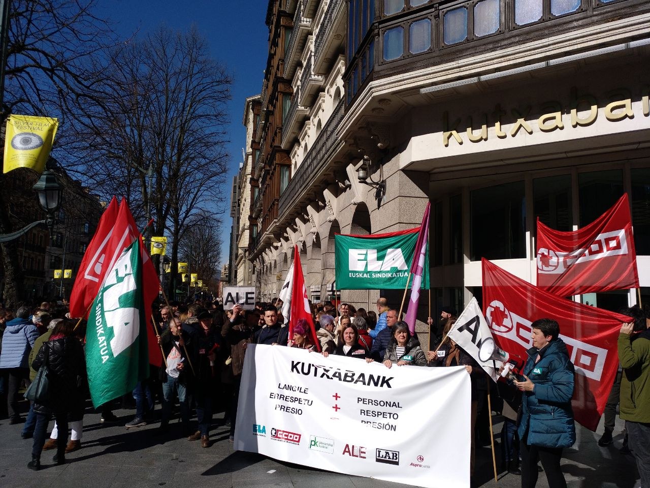 Jarraipen zabala izan du grebak