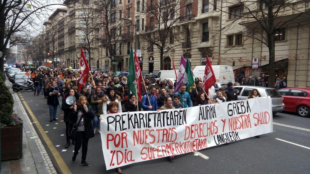 Lanuzteak Bizkaiko DIAko Supermerkatuetan