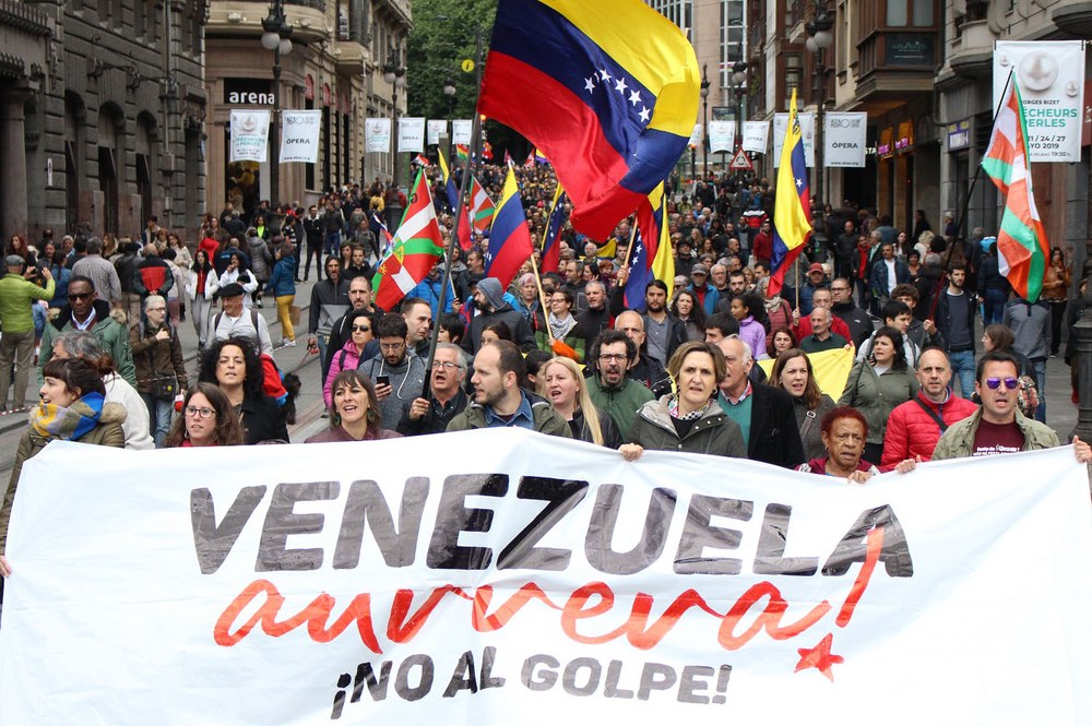 ELA soutient la mobilisation du 4 mai à Bilbao pour dénoncer la tentative de coup d’État au Venezuela