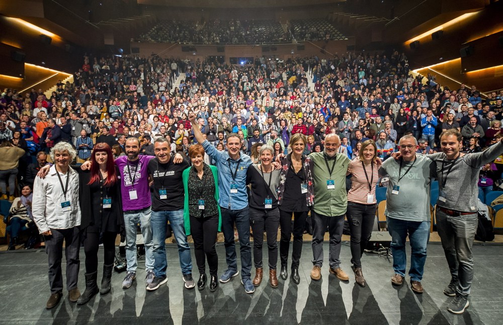 Mitxel Lakuntza élu nouveau secrétaire général de ELA  avec le soutien de 95,02% du vote #Indarbetean