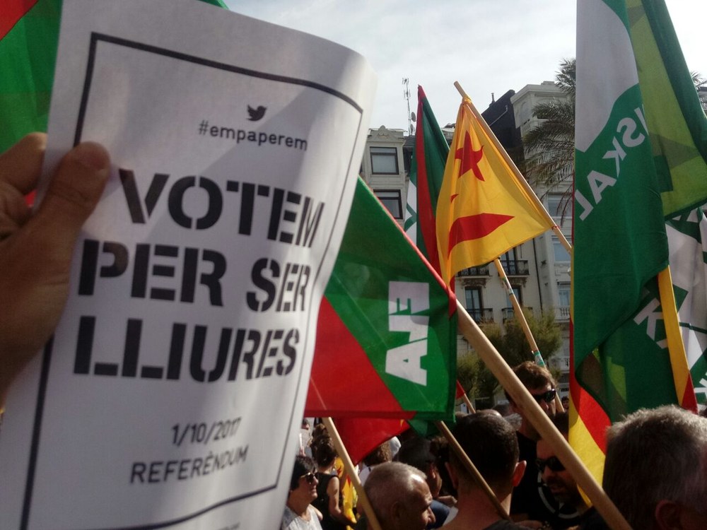 Pour la démocratie et contre la répression en Catalogne